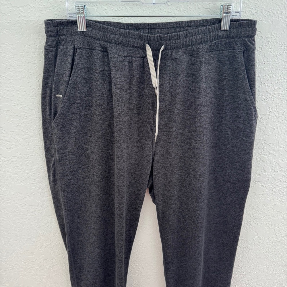Vuori Ponto Performance Pant DreamKnit Joggers Large Charcoal Heather Athleisure - Picture 5 of 13